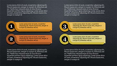 Agenda with Numbers Presentation Template, Slide 10, 04314, Stage Diagrams — PoweredTemplate.com