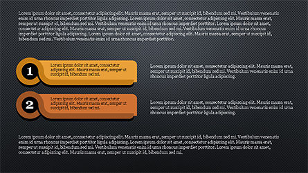 Agenda con modello di presentazione numeri, Slide 13, 04314, Diagrammi Palco — PoweredTemplate.com