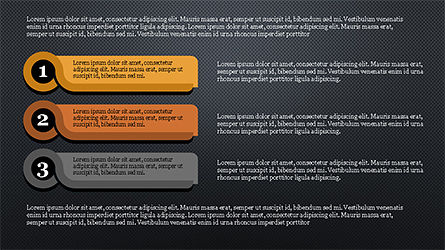 Agenda con modello di presentazione numeri, Slide 15, 04314, Diagrammi Palco — PoweredTemplate.com