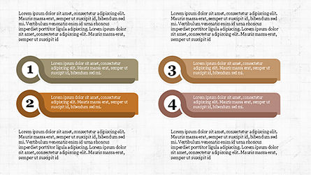 Agenda con modello di presentazione numeri, Slide 2, 04314, Diagrammi Palco — PoweredTemplate.com