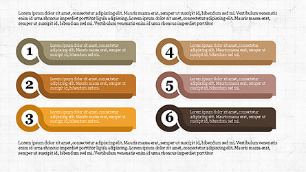 Agenda con modello di presentazione numeri, Slide 3, 04314, Diagrammi Palco — PoweredTemplate.com