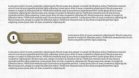 Agenda con modello di presentazione numeri, Slide 6, 04314, Diagrammi Palco — PoweredTemplate.com