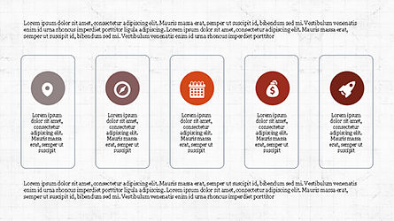 Process with Checkpoints Presentation Template, Slide 8, 04316, Presentation Templates — PoweredTemplate.com