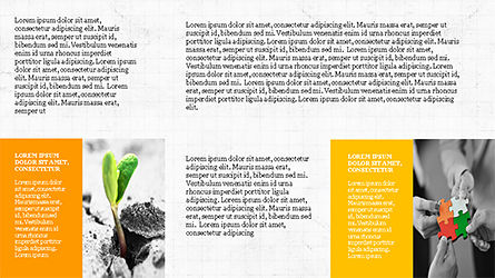 Brochure stijl rooster lay-out presentatiesjabloon, Dia 8, 04319, Presentatie Templates — PoweredTemplate.com