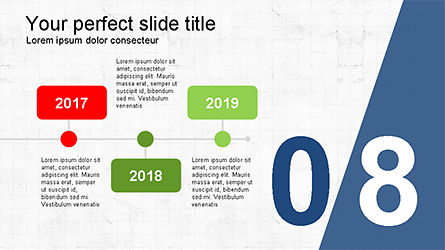 Presentación con diapositivas numeradas, Diapositiva 8, 04321, Plantillas de presentación — PoweredTemplate.com