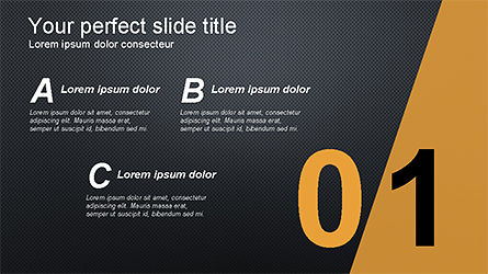 Presentación con diapositivas numeradas, Diapositiva 9, 04321, Plantillas de presentación — PoweredTemplate.com