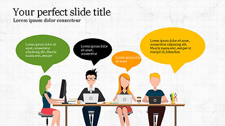 Startup Idea Presentation Pitch Deck, Slide 3, 04322, Presentation Templates — PoweredTemplate.com