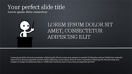 Modello di presentazione con figura stilizzata, Slide 9, 04325, Diagrammi e Grafici con Dati — PoweredTemplate.com