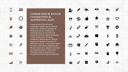 Iconos y cuadros de texto, Diapositiva 2, 04327, Iconos — PoweredTemplate.com