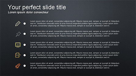 Concepto de presentación de búsqueda y análisis, Diapositiva 11, 04329, Iconos — PoweredTemplate.com