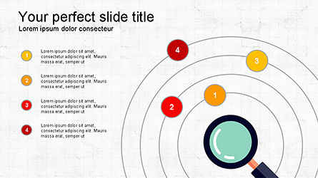 Concepto de presentación de búsqueda y análisis, Diapositiva 8, 04329, Iconos — PoweredTemplate.com