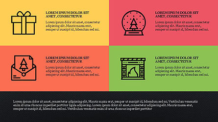 Plantilla de presentación temática navideña, Diapositiva 10, 04330, Plantillas de presentación — PoweredTemplate.com
