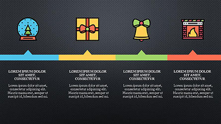 Kerst thema presentatiesjabloon, Dia 16, 04330, Presentatie Templates — PoweredTemplate.com