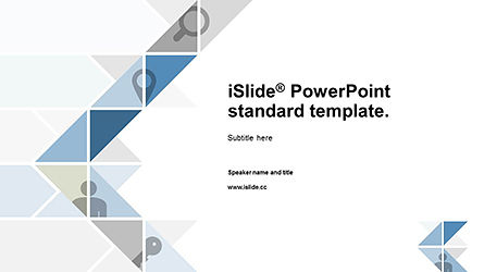 Plantilla de presentación de negocios de estilo sencillo y limpio, Plantilla de PowerPoint, 04332, Plantillas de presentación — PoweredTemplate.com