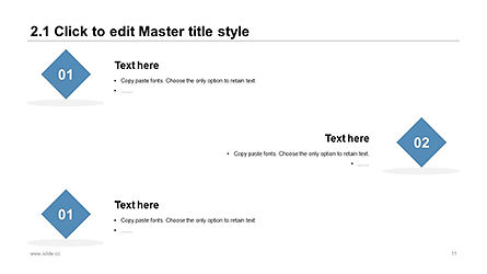 Modèle de présentation d'entreprise de style simple et propre, Diapositive 11, 04332, Modèles de présentations — PoweredTemplate.com