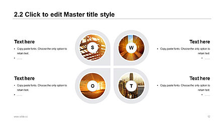 Plantilla de presentación de negocios de estilo sencillo y limpio, Diapositiva 12, 04332, Plantillas de presentación — PoweredTemplate.com