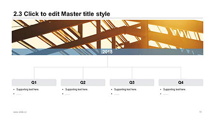 Modello di presentazione aziendale in stile semplice e pulito, Slide 13, 04332, Modelli Presentazione — PoweredTemplate.com