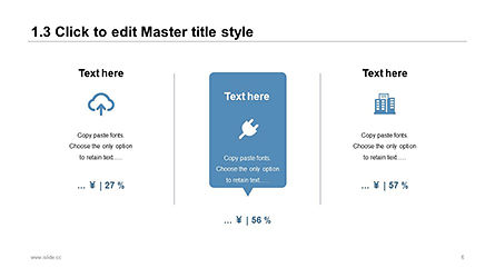Zakelijke presentatiesjabloon in duidelijke en overzichtelijke stijl, Dia 6, 04332, Presentatie Templates — PoweredTemplate.com