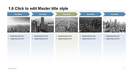 Modèle de présentation d'entreprise de style simple et propre, Diapositive 9, 04332, Modèles de présentations — PoweredTemplate.com