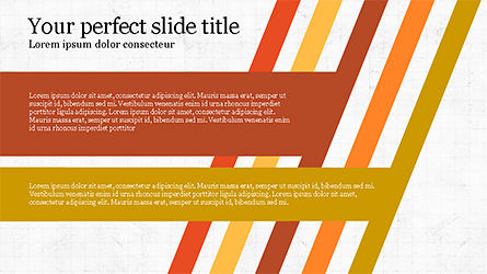 Stages and Tilted Stripes Presentation Template, Free PowerPoint Template, 04335, Stage Diagrams — PoweredTemplate.com