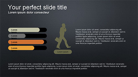Evolutiediagram met infographics voor presentaties, Dia 11, 04336, Infographics — PoweredTemplate.com