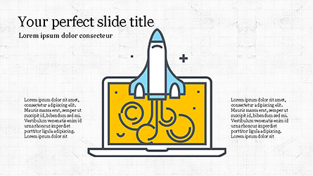 Presentatiestand voor projectlancering, PowerPoint-sjabloon, 04345, Infographics — PoweredTemplate.com