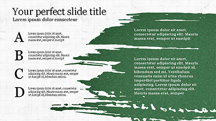 Melde Slide Deck mit Farbflecken, PowerPoint-Vorlage, 04351, Datengetriebene Diagramme und Charts — PoweredTemplate.com
