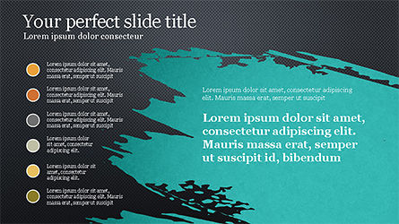Melde Slide Deck mit Farbflecken, Folie 11, 04351, Datengetriebene Diagramme und Charts — PoweredTemplate.com