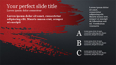 Melde Slide Deck mit Farbflecken, Folie 12, 04351, Datengetriebene Diagramme und Charts — PoweredTemplate.com