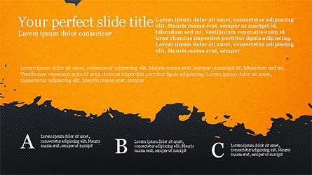 Melde Slide Deck mit Farbflecken, Folie 14, 04351, Datengetriebene Diagramme und Charts — PoweredTemplate.com