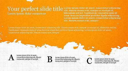 Melde Slide Deck mit Farbflecken, Folie 6, 04351, Datengetriebene Diagramme und Charts — PoweredTemplate.com