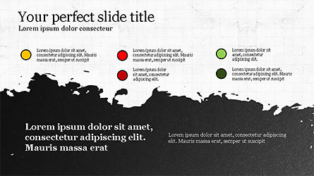Melde Slide Deck mit Farbflecken, Folie 8, 04351, Datengetriebene Diagramme und Charts — PoweredTemplate.com