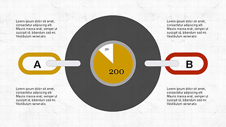 Plataforma deslizante con formas de cadena, Diapositiva 3, 04354, Formas — PoweredTemplate.com