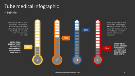 Tube infographie médicale, Diapositive 2, 04371, Infographies — PoweredTemplate.com