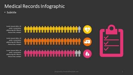 Medical Records Infographic, Slide 2, 04375, Infographics — PoweredTemplate.com