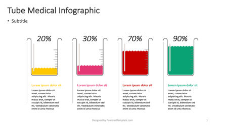 Rohr medizinische infografik, Kostenlos PowerPoint-Vorlage, 04385, Infografiken — PoweredTemplate.com