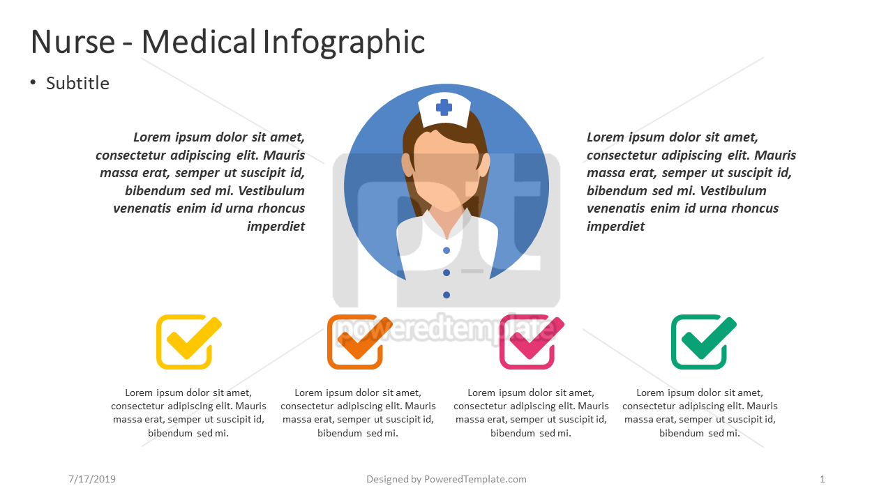 Nurse - Medical Infographic - Presentation Template for Google Intended For Free Nursing Powerpoint Templates