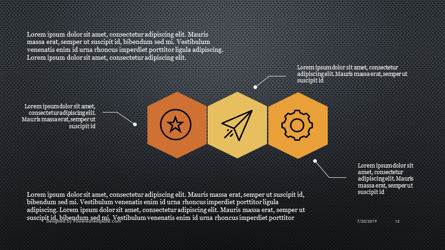 Gráficos infográficos de negocios, Diapositiva 4, 04394, Iconos — PoweredTemplate.com