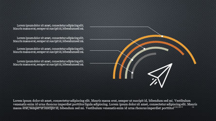 Business Infographic Charts, Slide 5, 04394, Icons — PoweredTemplate.com