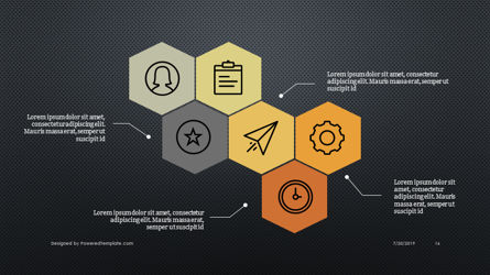 Gráficos infográficos de negocios, Diapositiva 8, 04394, Iconos — PoweredTemplate.com