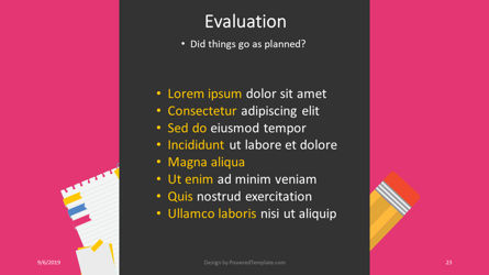 Rencana Belajar, Slide 23, 04414, Bagan dan Diagram Pendidikan — PoweredTemplate.com