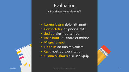 Rencana Belajar, Slide 7, 04414, Bagan dan Diagram Pendidikan — PoweredTemplate.com