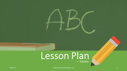 Lesson Plan, Slide 9, 04414, Education Charts and Diagrams — PoweredTemplate.com