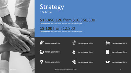 Nonprofit Annual Report, Slide 4, 04415, Presentation Templates — PoweredTemplate.com