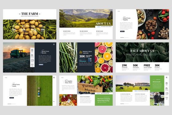 Farm - Agriculture Google Slide Template, 幻灯片 2, 04430, 演示模板 — PoweredTemplate.com