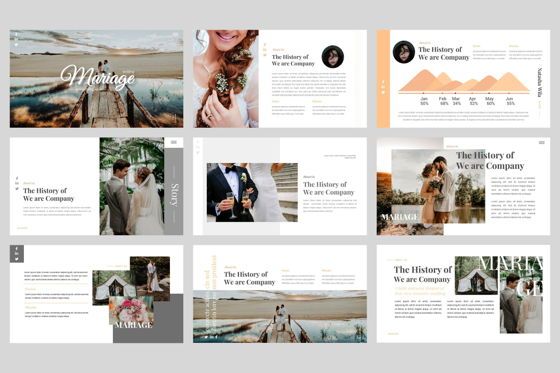 Mariage - Wedding PowerPoint Template, Slide 2, 04452, Business Models — PoweredTemplate.com