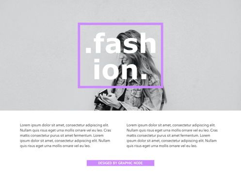 High Fashion Keynote Presentation Template, Slide 10, 04464, Presentation Templates — PoweredTemplate.com