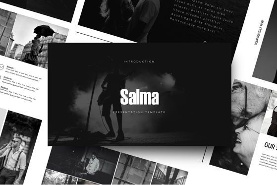 Salma - PowerPoint Template, 04483, Modelli Presentazione — PoweredTemplate.com