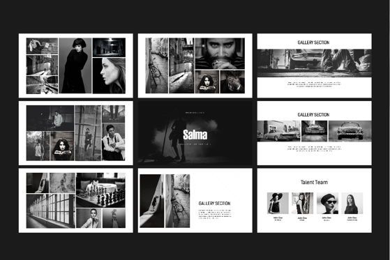 Salma - Google Slide, Slide 9, 04485, Presentation Templates — PoweredTemplate.com