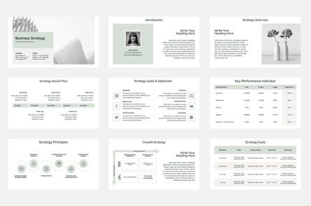 Business Strategy PowerPoint Template, Slide 2, 04525, Business Models — PoweredTemplate.com